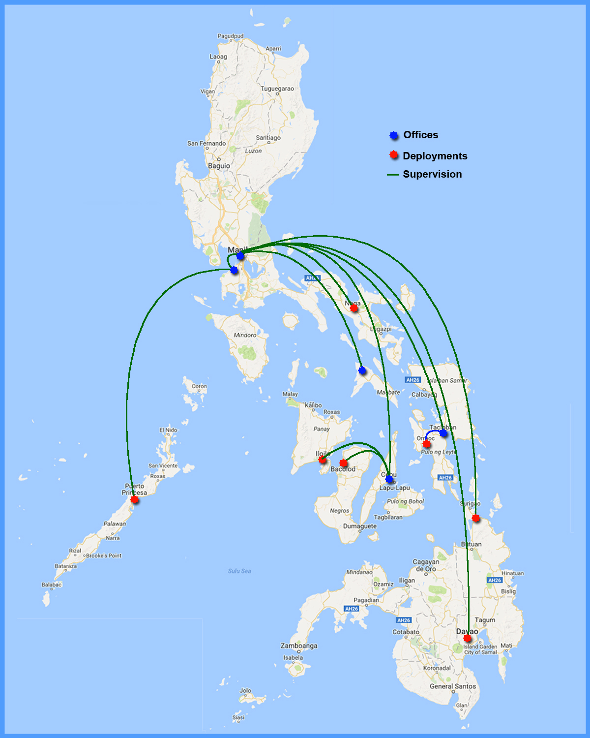 Warrior Group of Companies | Map of Deployments 100717